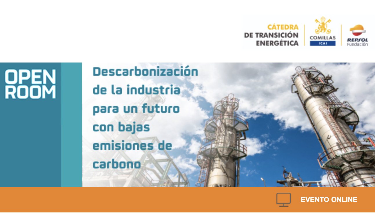 Evento Online: Descarbonización de la industria para un futuro con bajas emisiones de carbono